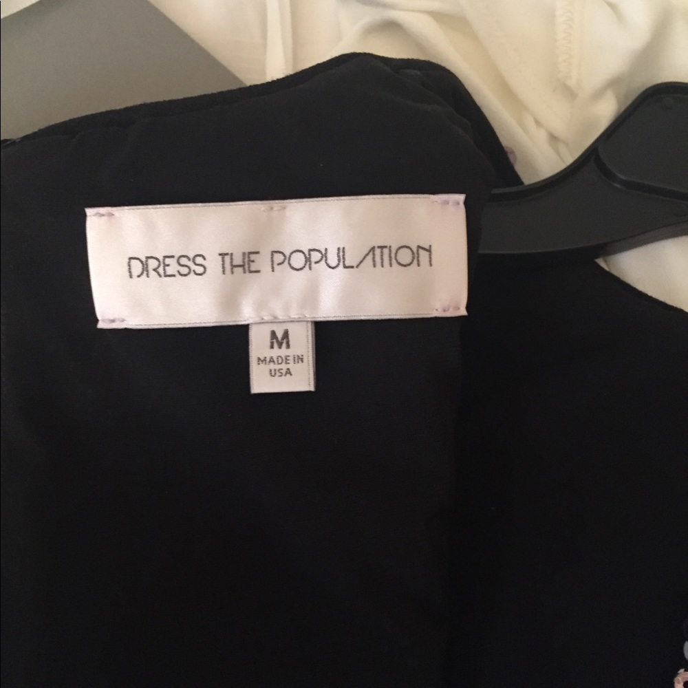 Nordstrom Dress the Population Sequin Mini Dress